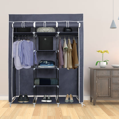 Non-woven Fabric Foldable Wardrobe, Frame Structure