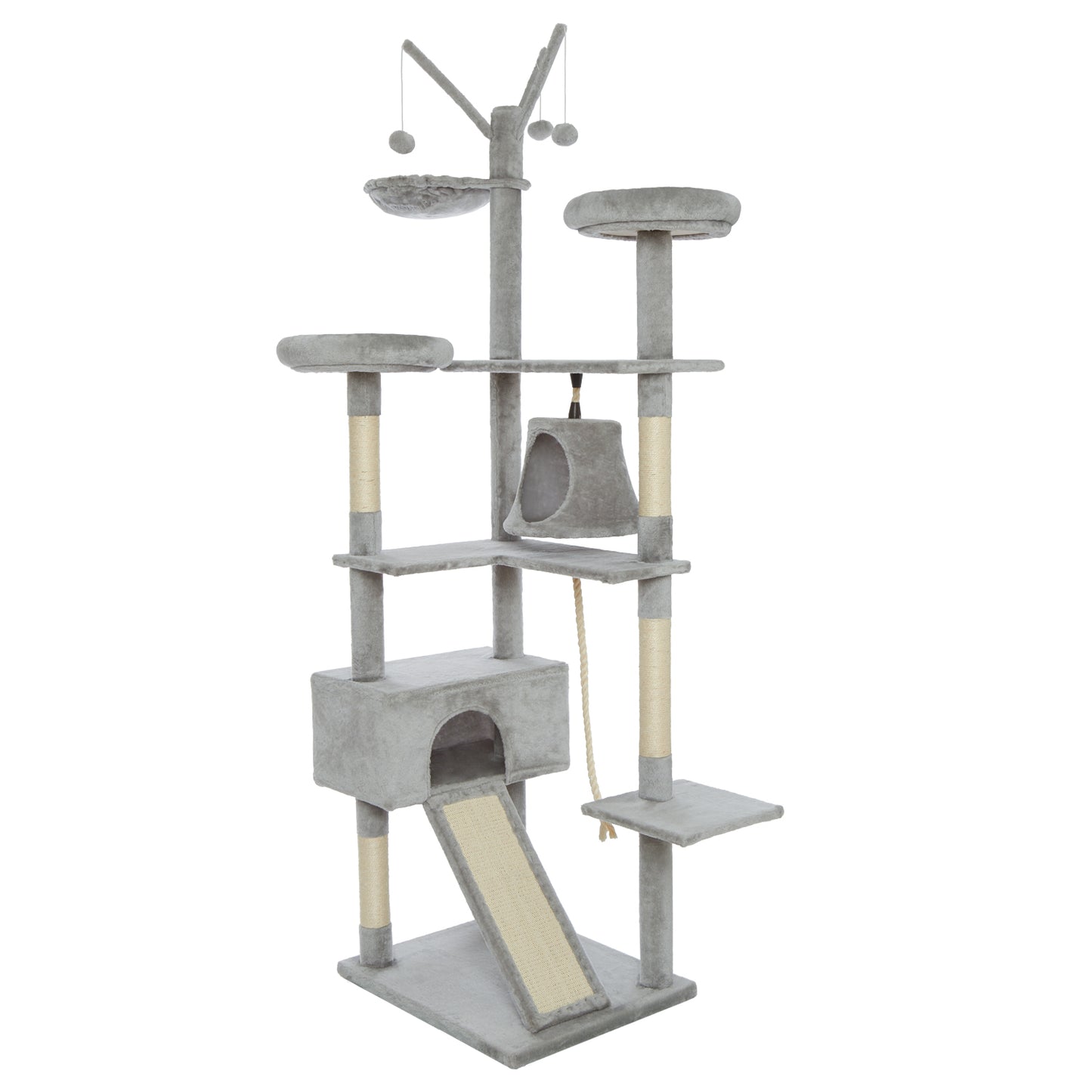 Cat Scratching Tree,Large Size, Seven Levels of Different Heights