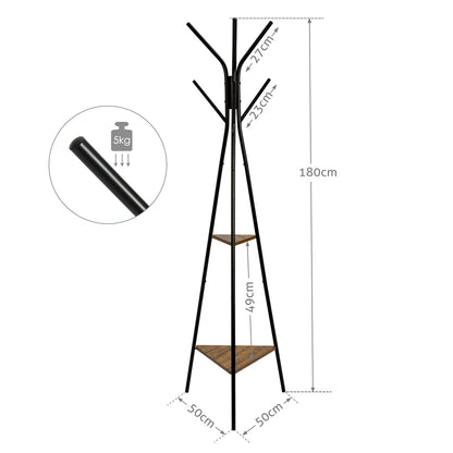 Hall Tree Triangle Design, Matte Coating