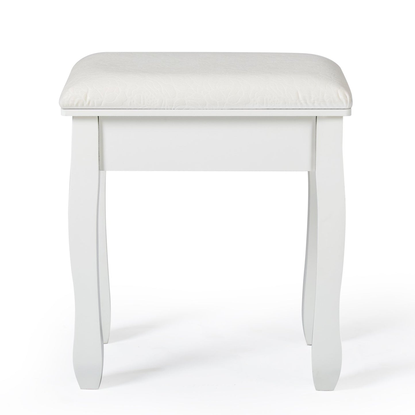 Dressing Table Stool, Pure White Color