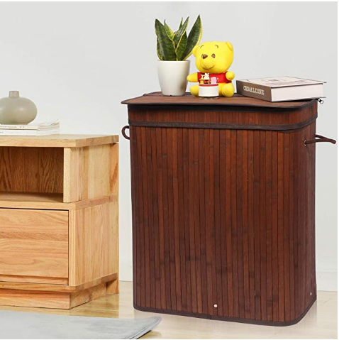 Laundry Basket, Bamboo Material