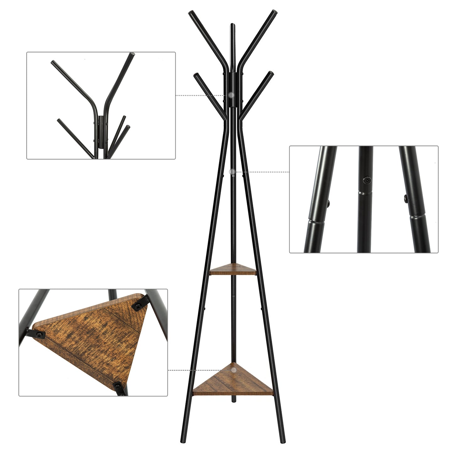 Hall Tree Triangle Design, Matte Coating