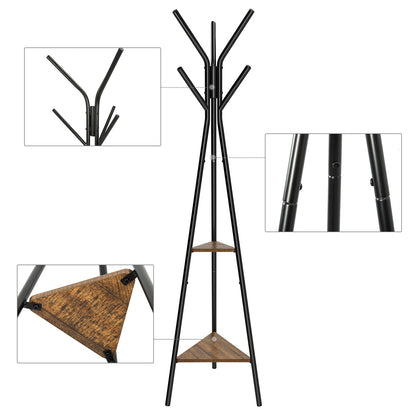 Hall Tree Triangle Design, Matte Coating