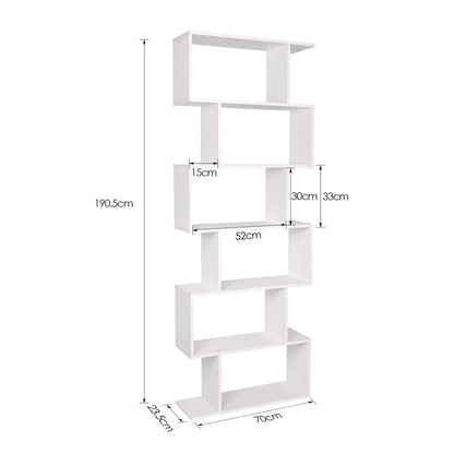 Modern Bookcase, Stacked and Multilayer Structure