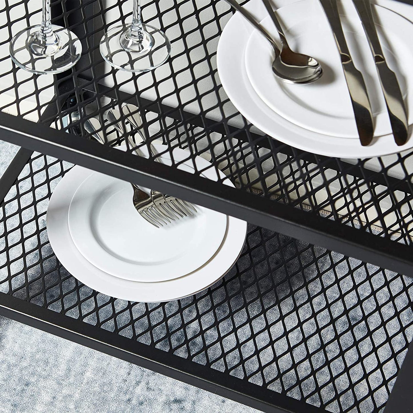 Multi-functional Storage Trolley with Wheels