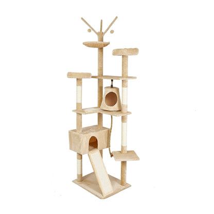 Cat Scratching Tree,Large Size, Seven Levels of Different Heights